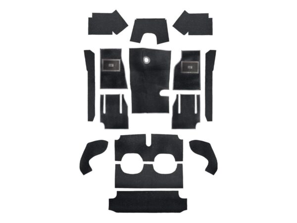 Carpet Set - Black (Side Change) Best Quality Wool - BN4 & BT7