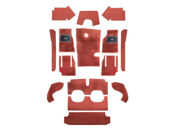Carpet Set - Red (Side Change) Best Quality Wool - BN4 & BT7