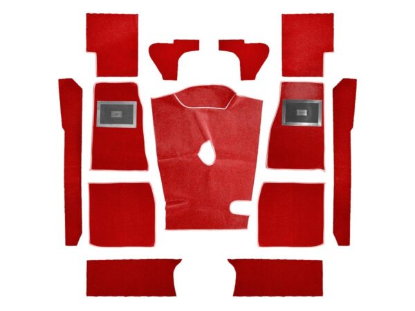 Carpet Set - Red (Centre Change) Original Karvel- BN7 (MK2)