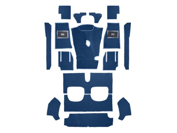 Carpet Set - Blue (Centre Change) Original Karvel - BT7(MK2) & BJ7-BJ8(C)26704