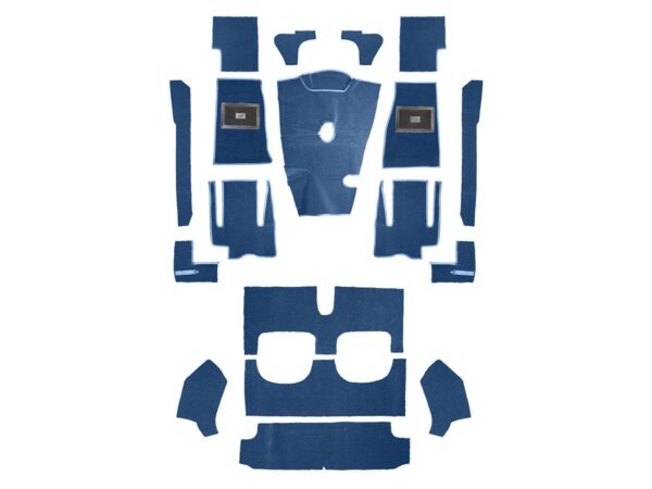 Carpet Set - Blue (Original Karvel) - BJ8(C)26705 ON