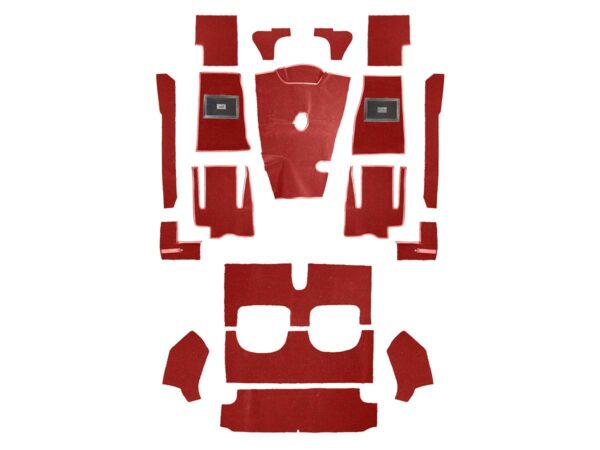 Carpet Set - Red (Original Karvel) - BJ8(C)26705 ON