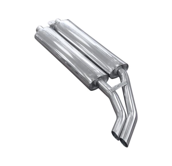 Side Exit Silencer - Stainless Steel - BJ8.25315 - ON