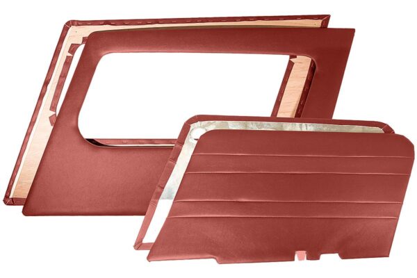 Door Trim Panels - Pair - Red - BJ7